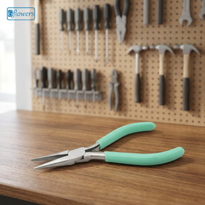 Alicates de Punta Redonda Profesionales con Puntas Dentadas |   Alicates para Joyería con Muelle de Hoja Opcional para Trabajos de Precisión - Product Image 2