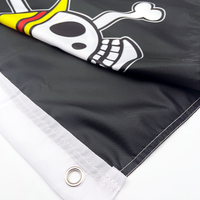 Drapeaux personnalisés de 3*5 pieds avec livraison rapide en 48h montrent la fierté nationale avec des logos de pays uniques