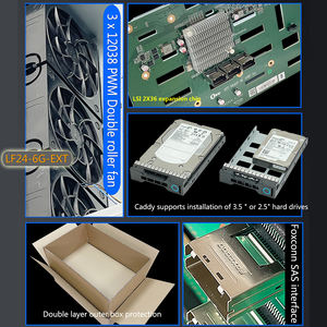 Chasis de Servidor ZhenLoong Serie LF24, 4U, 24 Bahías, Montaje en Rack, Intercambio en Caliente, HDD SAS/SATA/U.2 NVMe, Chasis de Almacenamiento en Rack de 19 Pulgadas con Placa Trasera - Product Image 3