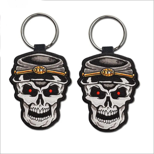 Bán Buôn Phim Hoạt Hình Phim Hoạt Hình Hai Mặt Logo Thêu Biểu Tượng Tùy Chỉnh Thêu Dệt Móc Khóa Thẻ Chìa Khóa Cho Túi - Product Image 5