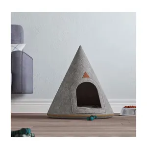 Small dog beds furniture pet supplies dual purpose luxury kennels cat bed cave