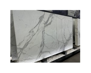 Kích thước tùy chỉnh ý calacatta phiến đá cẩm thạch gạch sang trọng đánh bóng ý đá cẩm thạch cho biệt thự hiện đại khách sạn trang trí 1 năm bảo hành - Product Image 1