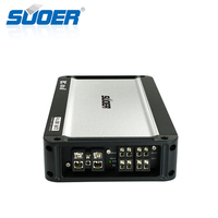 Amplificateur de voiture 4 canaux classe D BC-200.4 avec crossovers 200W RMS >95dB SNR 12V/24V