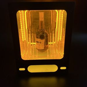 Présentoir à <span class=keywords><strong>champagne</strong></span> en acier inoxydable RICHSHINING avec base lumineuse LED Hennes pour boîte de nuit et DJ - Product Image 4