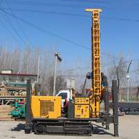 Foreuse pneumatique à haute pénétration MKDQZ-400 pour puits d'eau, machine de forage sur chenilles pour la construction de puits dans les couches rocheuses