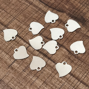 จี้สแตนเลสรูปหัวใจ ไม้กางเขน สมอเรือ ดาว สำหรับทำเครื่องประดับ DIY ชุด 6 ชิ้น H1103 - Product Image 3