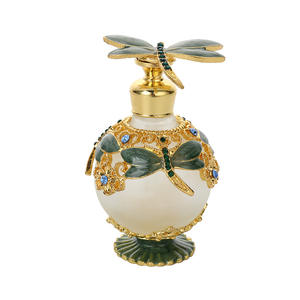 Botella de Perfume de Lujo con Diseño de Mariposa y Diamantes, 15ML 25ML, Botella Redonda para Aceites Esenciales - Product Image 4