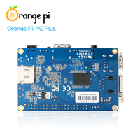 Orange Pi PC Plus 1G DDR3 8G EMMC Flash Allwinner H3 Mini PC Sistem Operasi Linux Open Source Kit Pengembangan Single Board Warna Oranye