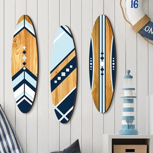 Decoración <span class=keywords><strong>de</strong></span> Pared con Logotipo <span class=keywords><strong>de</strong></span> Tabla <span class=keywords><strong>de</strong></span> Surf, Juego <span class=keywords><strong>de</strong></span> 3 Piezas <span class=keywords><strong>de</strong></span> Madera, Decoración <span class=keywords><strong>de</strong></span> Pared Estilo Hawaiano - Product Image 2
