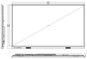 86 Inch 4K LCD Commercial <strong>Display</strong> <strong>Screen</strong> <strong>Interactive</strong> Whiteboard 20-Touch Points for Professional Business Meetings Digital - Product Image 5