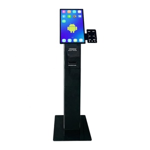 Windows/Android System Ordering 21.5 Inch Touch Screen QR <b>Scanner</b> <b>Printer</b> Cash Dispenser Self Service Machine - Product Image 3