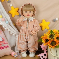 Lifereborn vente en gros 55 CM jolies poupées Reborn bébé filles enfant en bas âge vinyle Silicone Reborn bébé poupées enfant en bas âge à vendre
