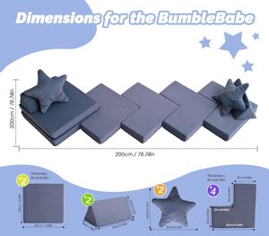 Divano Gioco Personalizzato ODM Tenderplay per Bambini, Attrezzatura Morbida per Asili e Parchi - Product Image 2