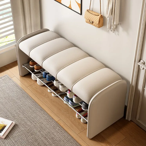 <span class=keywords><strong>Petit</strong></span> appartement <span class=keywords><strong>banc</strong></span> à chaussures <span class=keywords><strong>entrée</strong></span> maison longue armoire à chaussures lumière luxe haut de gamme sens de la maison <span class=keywords><strong>banc</strong></span> à chaussures - Product Image 2