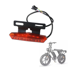 原装 OUXI V8 20英寸电动自行车配件尾灯，适用于 OUXI V8 电动自行车和<span class=keywords><strong>Fat</strong></span> <span class=keywords><strong>Bike</strong></span> 自行车备件 - Product Image 1