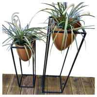 Pot de fleurs domestique en aluminium thermolaqué, durable, écologique et facile à utiliser, de forme bol ondulé 3D, personnalisable, style américain, à motif irrégulier