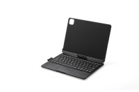 Casing Keyboard TPU Transparan 360 Derajat Putar dengan Touchpad RGB Backlit untuk iPad Generasi ke-11 A16 2025  Penutup Bluetooth