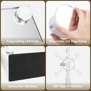 <strong>Light</strong> <strong>up</strong> Illuminated Cosmetic Sensor Switch Touch Screen Led Makeup Cosmetic <strong>Mirror</strong> Vanity <strong>Mirror</strong> - Product Image 5