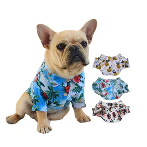 Wholesale Luxury Brand Fashion Popular Manufacturer Polo Dog T Shirts Small Summer Dog Clothes Pet Clothes