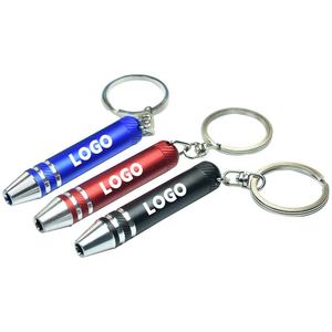 Destornillador llavero logotipo personalizado Mini herramienta de reparación EDC de bolsillo multiherramienta con cabeza plana y Phillips - Product Image 2