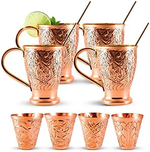 Moscow Muller Cup Pure Copper Cup Cocktail Pai Team Kentucky Derby Cup Kupfer hält Ihre Getränke stundenlang gekühlt