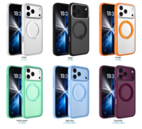 Coque de luxe magnétique 360° avec support et toucher soyeux pour iPhone 18 Pro Max, couleur originale, compatible iPhone 18 Pro, 17, 16 Pro
