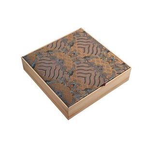Wooden Tea Packaging <b>Box</b> Rectangle Brocade Lid Customizable <b>For</b> Pu'er White Tea <b>Gift</b> Storage Cao County Craft Factory - Product Image 3