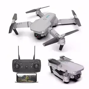 Iqoem mẫu miễn phí Drone gấp chụp ảnh trên không quadcopter mô hình đồ chơi điều khiển từ xa UAV kép 4k Máy ảnh E88 RC Parrot Drone 8K