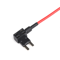 Micro 2 Fuse TAP Fuse Holder Adaptor Sekring Mobil dengan Konektor Kabel Plastik untuk Mobil Truk Kapal