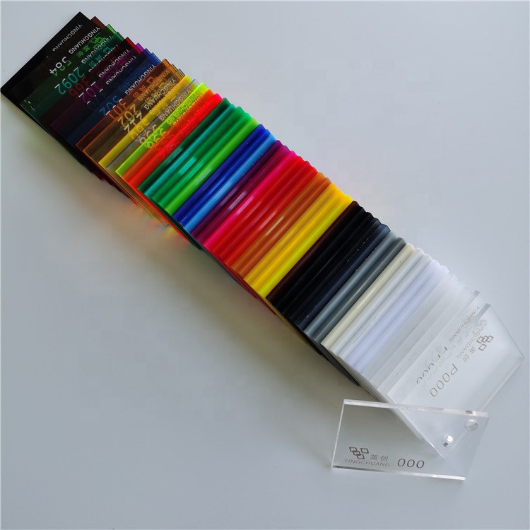 Yingchuang Solid Color clear High Quality CNC Cut 1220x2440mm 5mm Cast Acrylic Sheet for Photo Frame