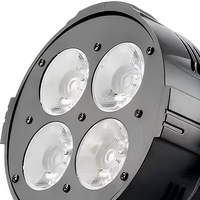 Projecteur LED COB professionnel 200W (4x50W) blanc chaud/froid pour scène, DMX512, idéal pour mariages, églises, discothèques, DJ et équipement de théâtre