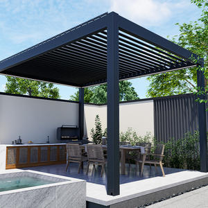 Pergola électrique automatique pliable, système d'ombrage solaire de jardin, auvent latéral extérieur, système de voile verticale pour balcon - Product Image 6