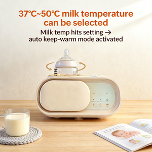 Nouveau 2026 – Préparateur de repas électrique 3-en-1 pour bébé, <span class=keywords><strong>sans</strong></span> BPA, <span class=keywords><strong>chauffe</strong></span>-<span class=keywords><strong>biberon</strong></span> multifonction et <span class=keywords><strong>chauffe</strong></span>-<span class=keywords><strong>eau</strong></span> constant pour 0-12 mois - Product Image 4