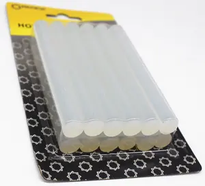 Gute Klebkraft kleine Packung durchsichtiger heißschmelzender Klebe-Stick 11mm heißschmelzender Klebe-Stick für Klebepistole