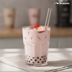 ผู้ผลิตผงชานมสตรอว์เบอร์รีแบบขายส่ง ขนาด 1 กก. - Product Image 4