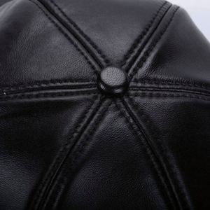 Real Suede Leather Sheepskin Baseball Sports Cap Fall Winter Gender <b>Neutral</b> Duck Tongue Casual Adjustable Cap Sports Men Women - Product Image 6