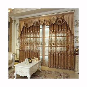 Finestra europea Jacquard Dubai <span class=keywords><strong>tende</strong></span> di lusso Blackout Ready Made casa per soggiorno - Product Image 1