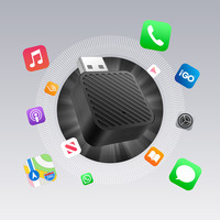 Rhythm Android Auto Adaptateur Wi-fi Universel Carplay Sem Fio 2 Em 1 Convertisseur Automatique Adaptateur Carplay