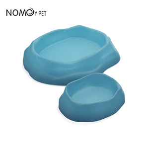 NOMOY <span class=keywords><strong>PET</strong></span> Pequeno Tamanho Grande Imitação Rocha De Plástico Água Comida Tigela Prato Réptil Tigela Alimentador - Product Image 3