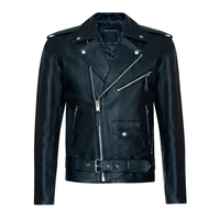 Blouson de motard en cuir véritable de qualité supérieure pour homme, style rétro, service OEM personnalisé, antibactérien, écologique, échantillon disponible