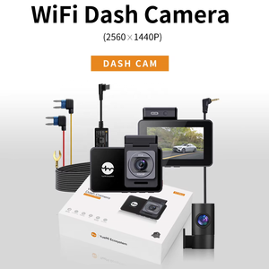 กล้องติดรถยนต์ YUEMI ความละเอียดสูง 2K WiFi แบบเลนส์คู่ สำหรับบันทึกภาพหน้า-หลัง พร้อมระบบตรวจสอบการจอดรถตลอด 24 ชั่วโมง - Product Image 1