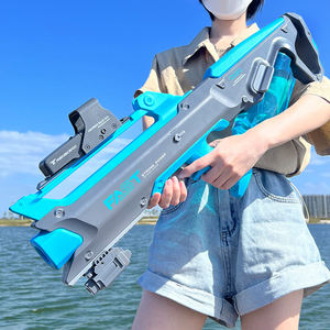 Pistola ad acqua automatica giocattolo estivo personalizzato per bambini Beach Outdoor Toy Power Blaster pistola ad acqua Summer Pool Splash Shooting Toy - Product Image 4
