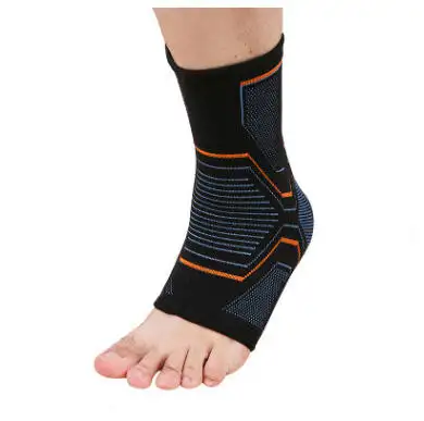 Nylon cobre tornozelo compressão manga meias gota cinta esporte protetor manga tornozelo apoio