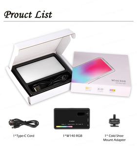 Luz de Vídeo LED RGB W140, Luz de Cor Completa 2500-9000K, 8W, 3100mAh, Luz de Câmera Fotográfica, Painel de Luz Dimmable - Product Image 2