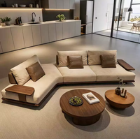 Nouveau canapé monoplace mobile de style chinois moderne et minimaliste, en bois massif de noyer noir d'Amérique du Nord, pour salon