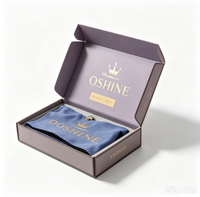 Boîte rigide personnalisée à faible MOQ pour emballage d'expédition, impression, logo personnalisé, marquage à chaud, gaufrage UV, emballage de luxe pour cosmétiques et vêtements
