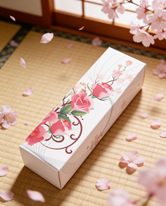 Pink Rose-<b>Patterned</b> Cardboard Gift Box Matt Lamination Embossing-High-End Eco-Friendly for Certified Luxury Packaging Vietnam - Product Image 2