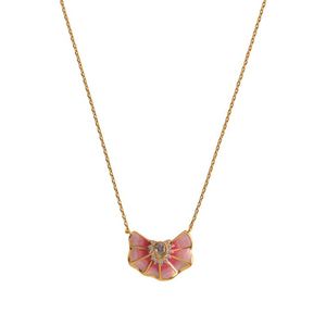 Ensemble collier et boucles d'oreilles mode européenne et américaine, émail coloré, coquillage géométrique, cuivre plaqué or, vente en gros, nouveau design - Product Image 5