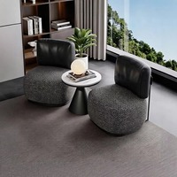 Canapé simple de luxe, fauteuil robuste avec coussin en mousse haute densité, convertible, écologique, pour bureau, hôtel, salon, chaise de détente