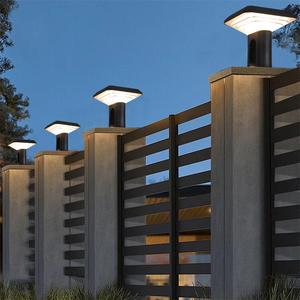 Outdoor IP65 WarmWhite/White 30 <b>LED</b> Solar Wall Pillar Lamp <b>Motion</b> <b>Sensor</b> Battery for Garden Yard Patio Fence Deck Porch <b>Lighting</b> - Product Image 3